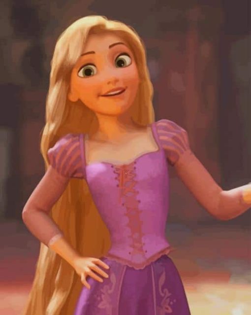 Disney Tangled Rapunzel paint by number