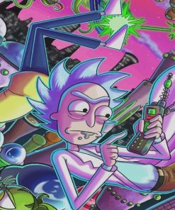 Dope Rick Sanchez Paint By Numbers