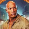 Dwayne Johnson Jumanji The Next Level paint by number