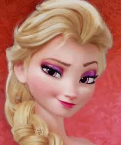 Elsa Princess paint by numbers