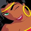 Esmeralda Princess Disney paint by numbers