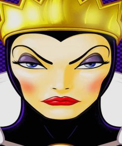 Evil Queen Snow White paint by numbers