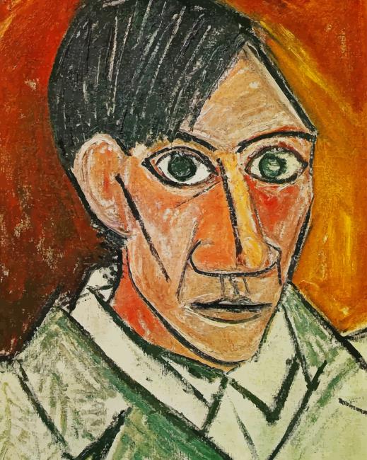 Famous Artist Picasso Self Portraits paint by numbers