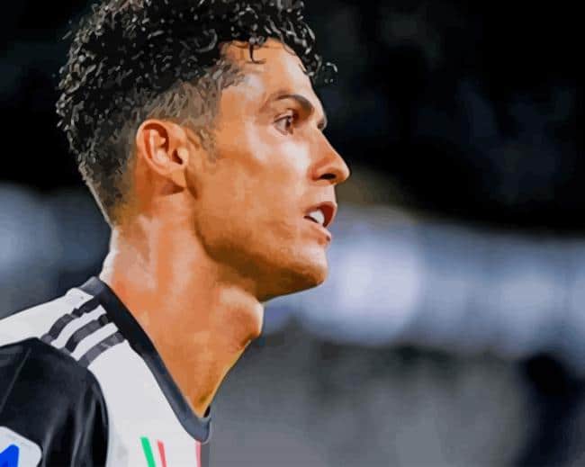 Famous Footballer Cristiano Ronaldo paint by numbers