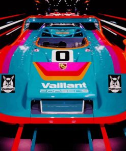 Fancy Race Car paint by numbers