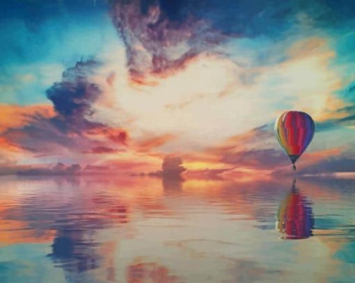 fantasy sky paint by numbers