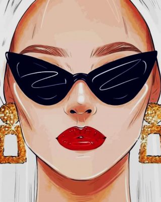 Fashion Girl paint by numbers