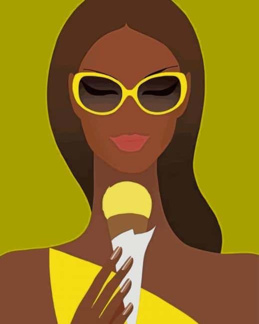 Fashion Girl Pop Art paint by numbers