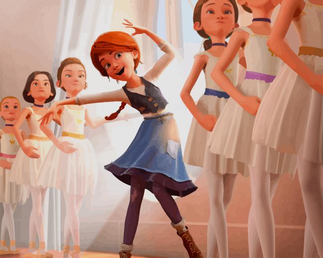 Felicie Milliner Ballerina paint by number