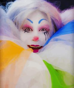 Female Clown paint by numbers