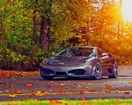 Ferrari F430 Autumn paint by number