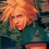 Final Fantasy Cloud Strife paint by numbers