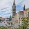 Fisherman Bastion Hungary paint by numbers