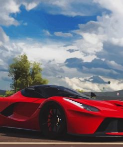 Forza Horizon Ferrari paint by number