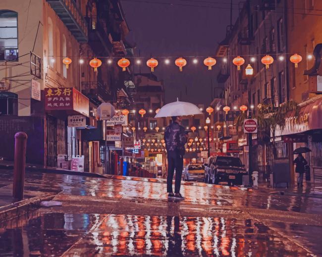 free light street painting by numbers