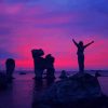 freedom over sunset paint by number