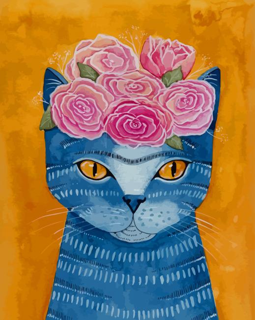 Frida Catlo paint by numbers