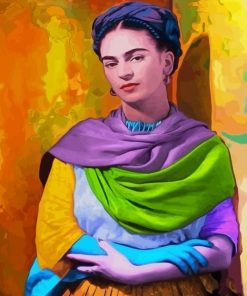 Frida Kahlo Self Portrait paint by number