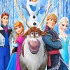 Frozen Movie Characters paint by numbers