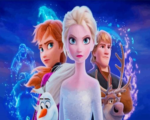 Frozen Disney paint by numbers