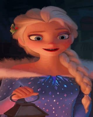 Frozen Disney Princess paint by numbers