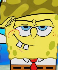 Funny Character Spongbob paint by numbers