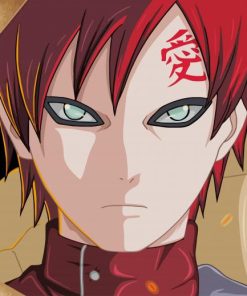 Gaara Naruto paint by numbers