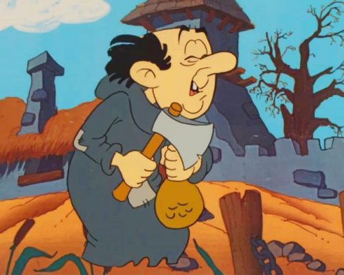 Gargamel The Smurfs paint by numbers