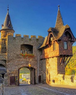 Germany Cochem Castle paint by numbers