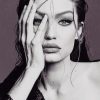 gigi hadid black and white paint by number