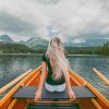 Girl Sitting On Boat paint by number