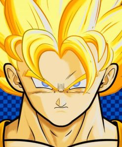 Goku Dragon Ball paint by numbers