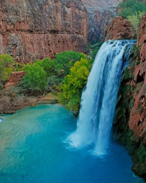 Grand Canyon National Park paint by number