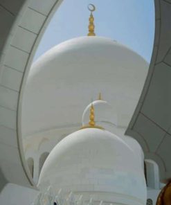 Grand Mosque In Abu Dhabi paint by numbers