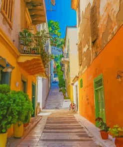 Greek Islands Poros paint by numbers