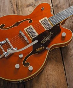 Gretsch guitar painting by numbers