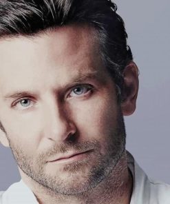 Handsome Bradley Cooper paint by number