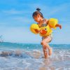 Happy Child Playing In The Beach painting by numbers