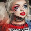 Harley Halloween Makeup paint by numbers