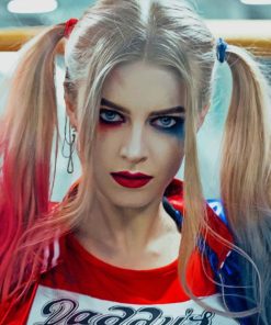 harley quinn paint by numbers