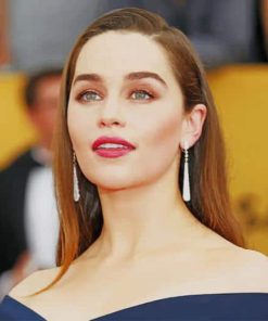 Hollywood Actress Emilia Clarke paint by numbers