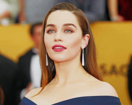 Hollywood Actress Emilia Clarke paint by numbers