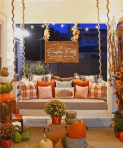 Home Pumpkin Patch paint by numbers