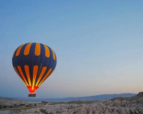 hot air balloon paint by numbers