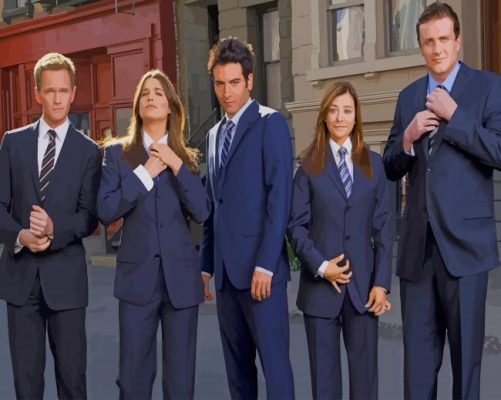 How I Met Your Mother paint by numbers