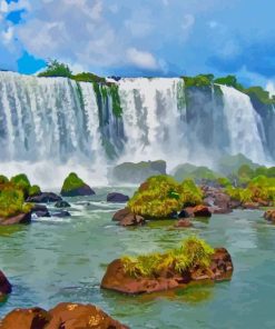 Iguazu National Park Argentina paint by numbers