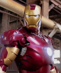 Iron Man Marvel paint by numbers