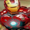 Iron Man Super Hero paint By Numbers