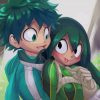 Izuku And Tsuyu paint by number