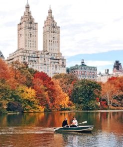 Jacqueline Onassis Reservoir Manhattan paint by numbers